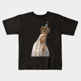 Mary our lady of Fatima Kids T-Shirt